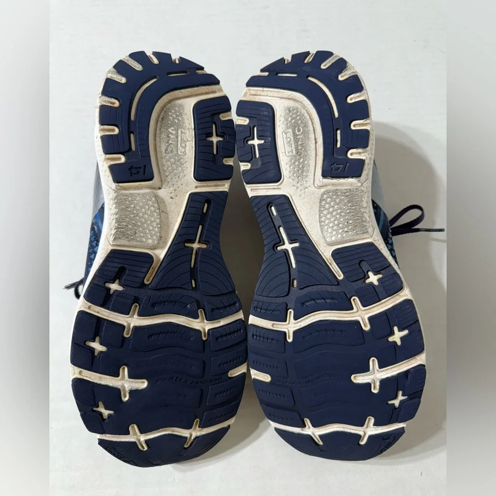 Brooks Ghost 14 Shoes Mens Size 12D Blue Running Cushion Neutral Sneakers - Picture 7 of 13